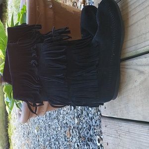Minnetonka Boots with Fringe